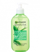 Garnier - Skinactive Purifying Botanical Gel Wash with Green Tea Leaves