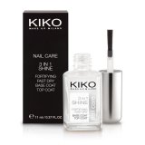 KIKO 3 in 1 shine effect nail polish - base hardener and top coat